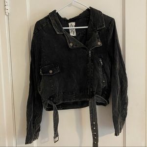 Hit The Road Pocketed Corduroy Jacket - Black